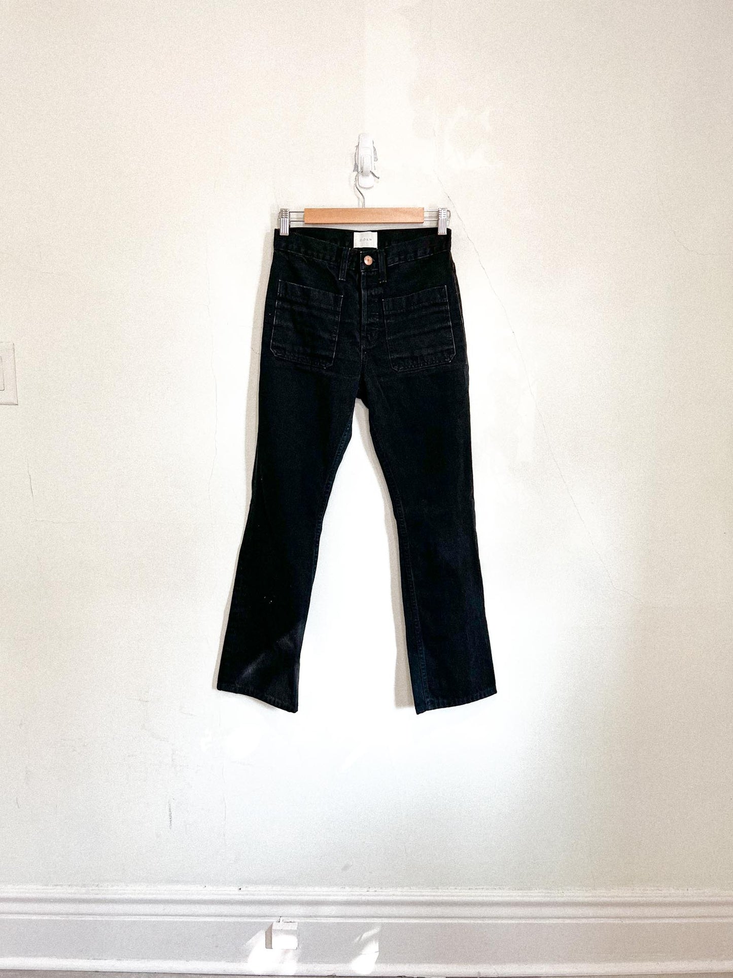 DOEN Slow Fashion "Maritime Jeans in Washed Black" (Size 26)