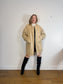 The Frankie Shop "Jesse Faux-Leather Jacket in Beige NWT" (Size M-XL)