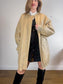 The Frankie Shop "Jesse Faux-Leather Jacket in Beige NWT" (Size M-XL)