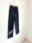 Madewell "The Perfect Vintage Wide-Leg Jean" in Black Denim (Size 25)