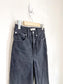 Madewell "The Perfect Vintage Wide-Leg Jean" in Black Denim (Size 25)