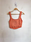 Wilfred Cropped Knit Tank in Coral (Size L)