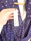 Nobody’s Child Polka Dot High Neck Blouse in Purple/White NWT(Size S)