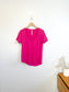 Babaton V-Neck Tee in Hot Pink SOLD AS IS (Size M)