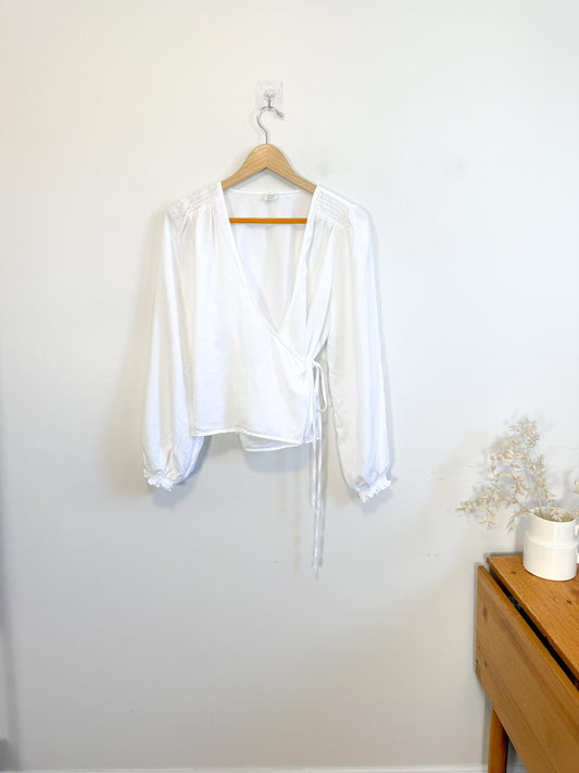 Wilfred "Gracious Blouse in White" (Size M)