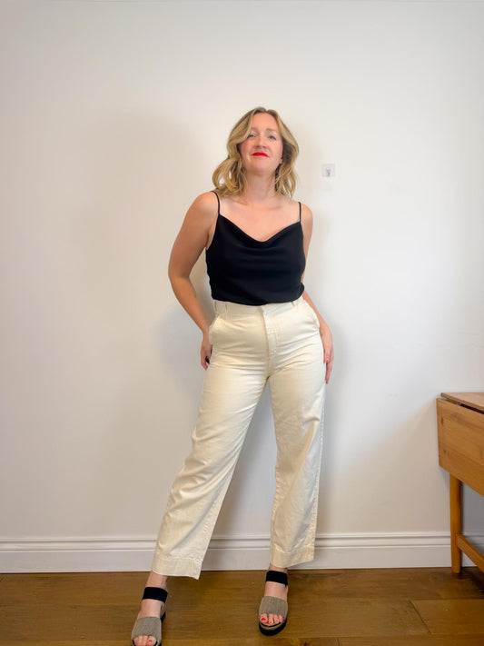 MARA HOFFMAN "Gia Pants in Natural" (Size 10)