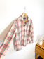Weekend MaxMara Designer Plaid Button Down (Size L)