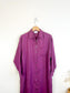 FRNCH Paris Shirt Dress in Aubergine Purple (Size S-L)
