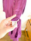 FRNCH Paris Shirt Dress in Aubergine Purple (Size S-L)