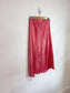 Babaton "Slip Satin Midi Skirt" in Pink (Size 8)