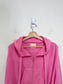 CRUSH Cashmere Zip Up Hoodie Sweater in Bubblegum Pink SOLD AS IS (Size M)