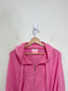 CRUSH Cashmere Zip Up Hoodie Sweater in Bubblegum Pink SOLD AS IS (Size M)