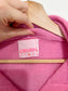 CRUSH Cashmere Zip Up Hoodie Sweater in Bubblegum Pink SOLD AS IS (Size M)