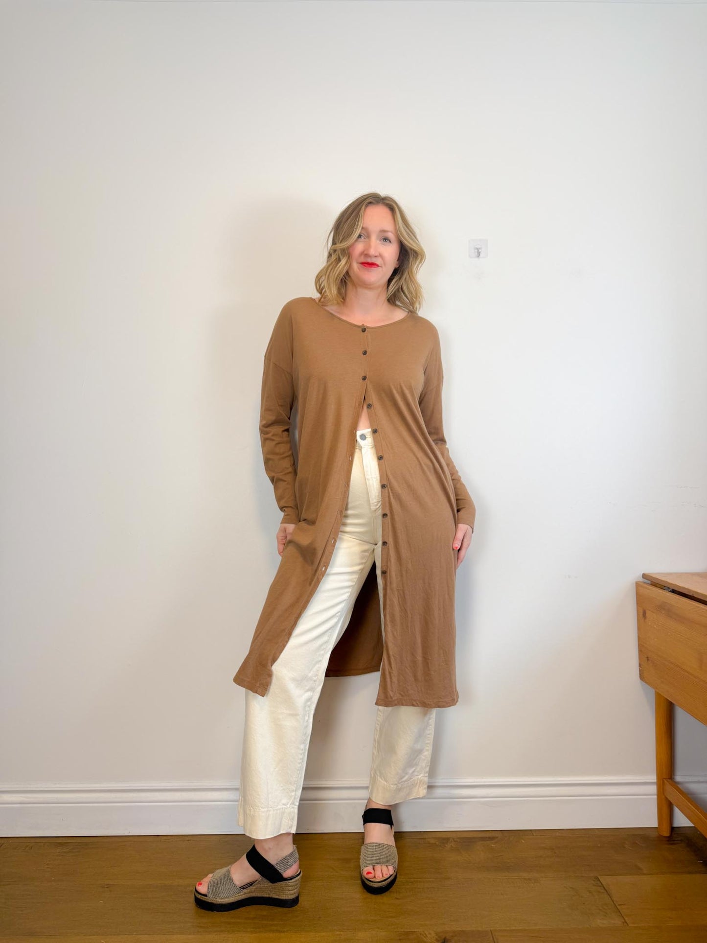 MARA HOFFMAN "Gia Pants in Natural" (Size 10)