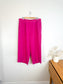 OUI Wide Leg Linen Culottes in Hot Pink (Size XL)