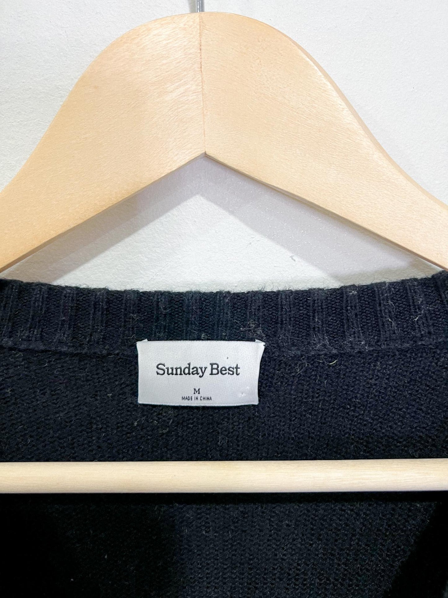 Sunday Best Peggy Sweater in Black (Size M/L)