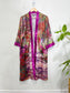 Vintage Abstract Print Duster / Robe (Size S/M)