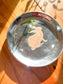 Pampa Bay Small Silver Plate with Pearlized Rabbit