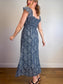 Melissa Nepton Cotton Maxi Dress in Navy (Size M)
