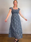 Melissa Nepton Cotton Maxi Dress in Navy (Size M)