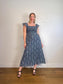 Melissa Nepton Cotton Maxi Dress in Navy (Size M)