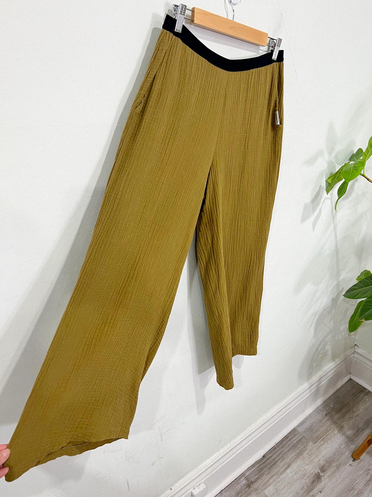 PENN & INK N.Y. Loungewear Cotton Pants in Mustard (Size S/M)