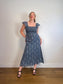 Melissa Nepton Cotton Maxi Dress in Navy (Size M)
