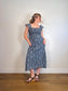 Melissa Nepton Cotton Maxi Dress in Navy (Size M)