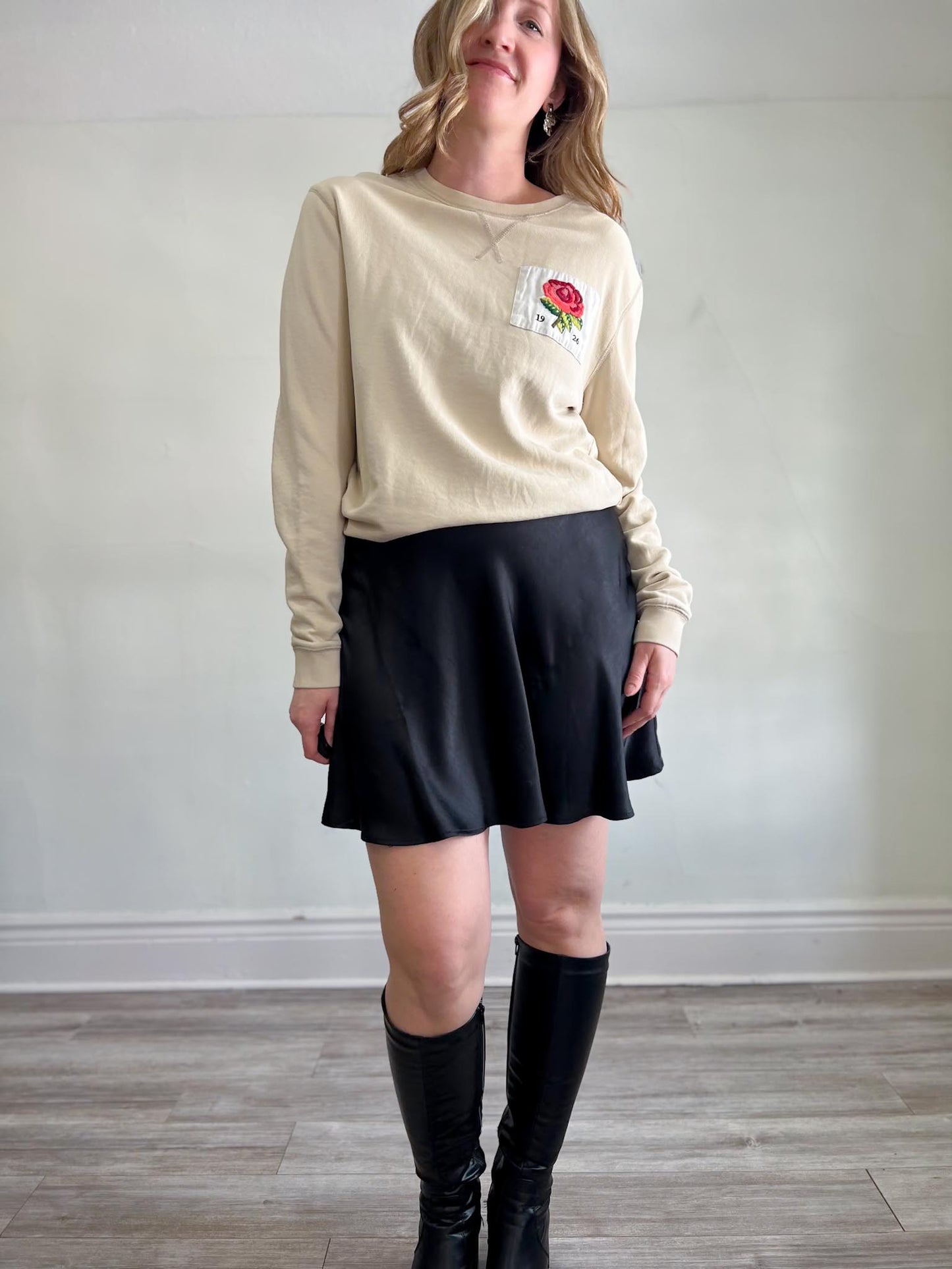 Kent & Curwen 1926 Rose Crewneck Sweater (Size L)