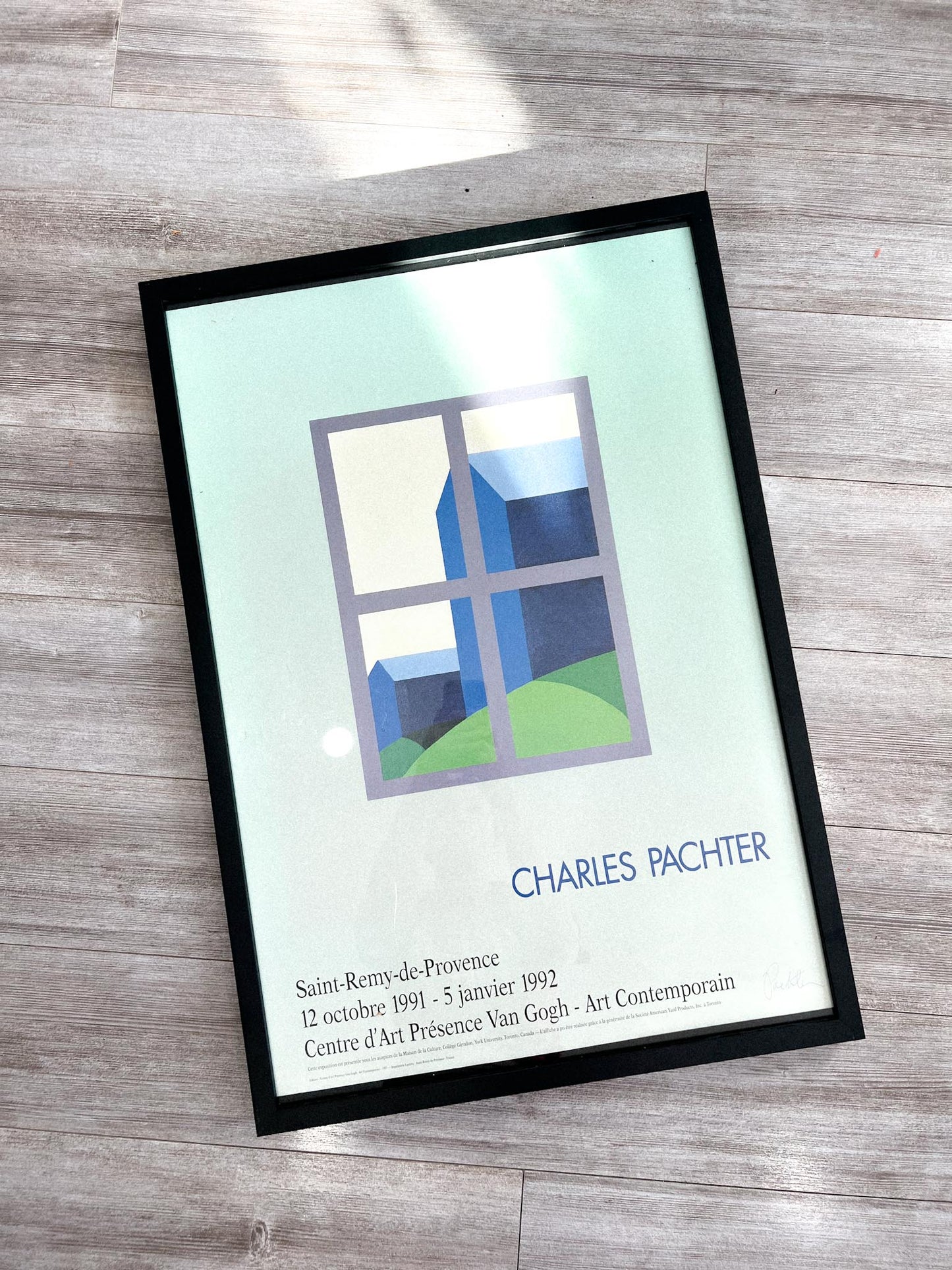 Charles Pachter Large Signed Print in Frame NO SHIPPING