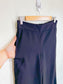 Madewell "Huston Pull-On Crop Pants" in Black (Size S)