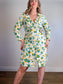 Vintage Floral Wrap Dress / Jacket (Size M/L)