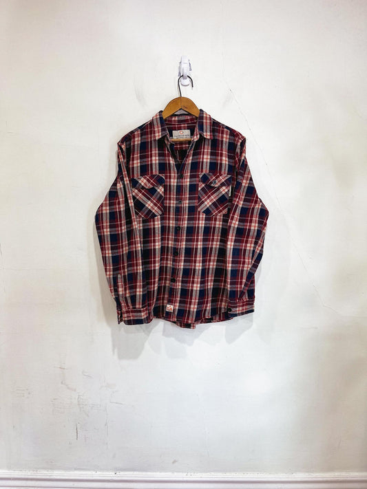 Collective Arts Plaid Shacket (Size XL)