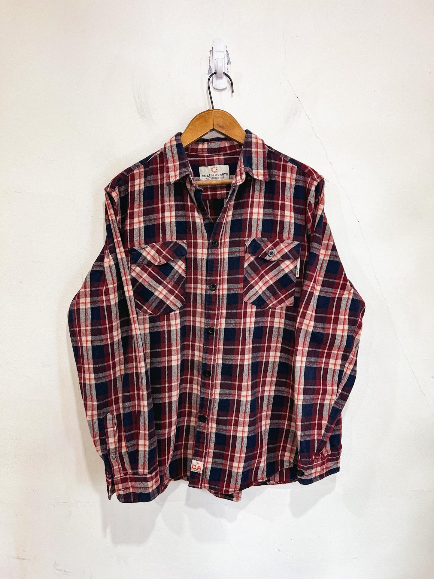 Collective Arts Plaid Shacket (Size XL)