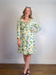 Vintage Floral Wrap Dress / Jacket (Size M/L)