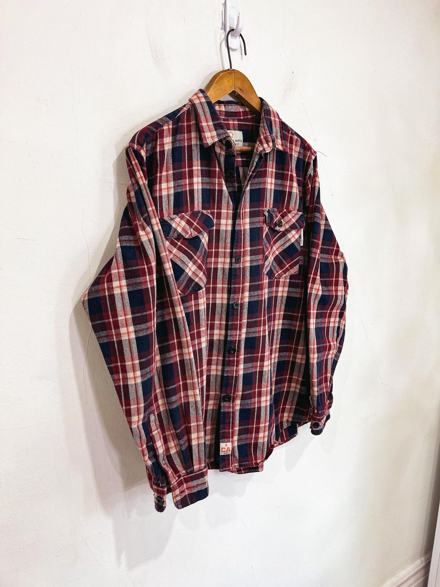 Collective Arts Plaid Shacket (Size XL)