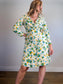 Vintage Floral Wrap Dress / Jacket (Size M/L)