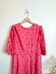 Nobody's Child "Ditsy Floral Pink Felicia Midi Dress" NWT (Size 16)