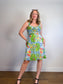 Vintage Mini Dress in Tree Print (Size M)