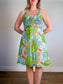 Vintage Mini Dress in Tree Print (Size M)