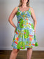 Vintage Mini Dress in Tree Print (Size M)