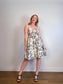 Anthropologie Floral Mini Dress in Blue (Size S/M)