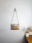 TROUVE Envelope Clutch Purse in Gold with Strap