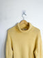 Wilfred Cashmere Turtleneck Sweater in Butter Yellow (Size L)