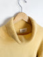 Wilfred Cashmere Turtleneck Sweater in Butter Yellow (Size L)