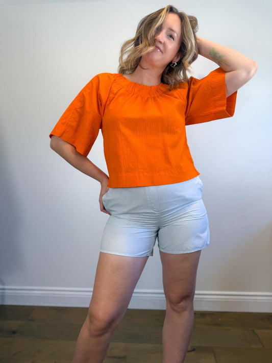 Babaton Striped Cotton Boxer Short (Size M)