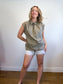 Babaton Tunic Top in Sandy Beige (Size L)