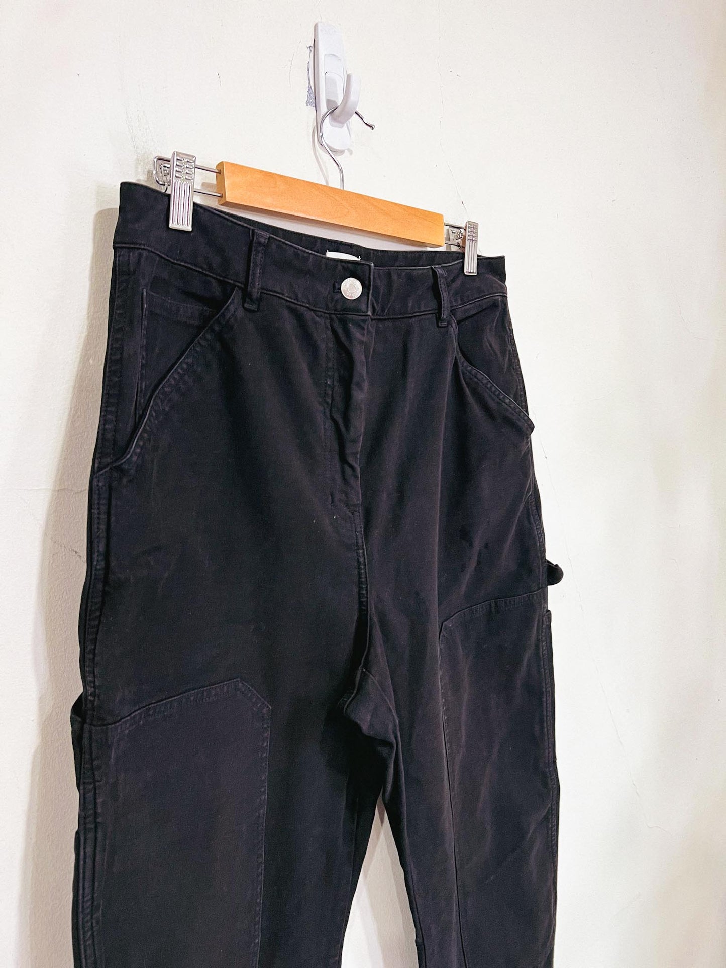 Wilfred Free "Modern Cargo Pant" in Black (Size 12)