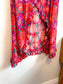 Paloma Blue Silk Crepe De Chine Top & Skirt Set  (Size S)