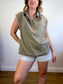Babaton Tunic Top in Sandy Beige (Size L)